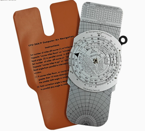 เครื่องบินจำลองการบิน DF E6B-S สำหรับนักบินมืออาชีพ ทำจากพลาสติก สำหรับฝึกนักบินเชิงพาณิชย์ พร้อมซองหนัง - Product Image 1