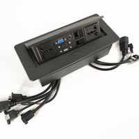 Prise de courant universelle Table de conférence Multimédia Dampled Pop-up Outlet Office Desktop Pop up Power Data Charging Socket