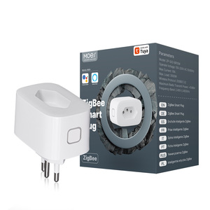 Prise intelligente Moes Zigbee 16A, prise brésilienne, contrôle par application Tuya, utilisation universelle - Product Image 1