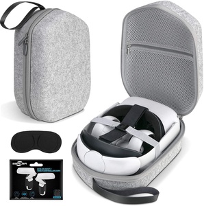 Estuche de juego de EVA duro de viaje portátil personalizado profesional para <span class=keywords><strong>Sony</strong></span> <span class=keywords><strong>PS5</strong></span> <span class=keywords><strong>VR</strong></span> / Apples Visions Pro Games bolsa de transporte para auriculares - Product Image 1