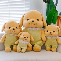 Boneka Anjing Lucu Berbagai Ukuran, Hadiah Ulang Tahun, Hadiah Liburan, Mainan Penghibur, Mainan Mesin Cakar, Hadiah Pasangan, Dekorasi