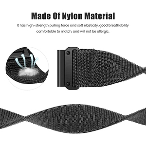 Bracelets de montre en nylon pour <span class=keywords><strong>Garmin</strong></span> Enduro/Descent/TACTIX/<span class=keywords><strong>Fenix</strong></span> 8 E 7 7X <span class=keywords><strong>6</strong></span> 6X <span class=keywords><strong>Pro</strong></span> 5X 22mm 26mm <span class=keywords><strong>Bracelet</strong></span> de montre intelligente réglable <span class=keywords><strong>Bracelet</strong></span> souple - Product Image 4