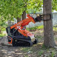 Chargeuse compacte sur chenilles tout-terrain à commande hydraulique pilotée XC1100, fonctionnement flexible, conforme EPA, avec accessoires de broyage