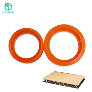 Roue en caoutchouc polyuréthane ronde anti-écrasement pour l'alimentation de papier, pièces de machine d'impression flexographique pour carton, 110*30 - Product Image 2