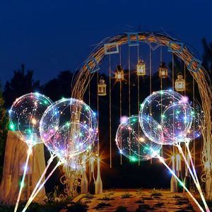Ready to Ship Glow Globo <b>Balloon</b> 20 Inch 30 LEDs Party Bobo <b>Balloons</b> LED with Stick Pole for Party Novelties Bulk Supply - Product Image 2