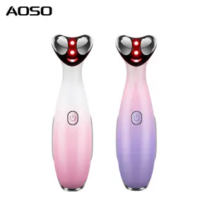 Portable Charging Smart Sensor RF Eye Massager LED Red/Blue Light Phototherapy Skin Care Vibration Eye Massager