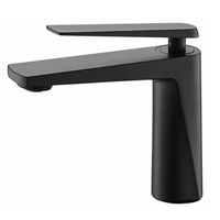 Ensemble de douche à effet pluie à poignée unique contemporain noir Rose or moderne bain douche mitigeur robinet eau chaude froide salle de bain utilisant