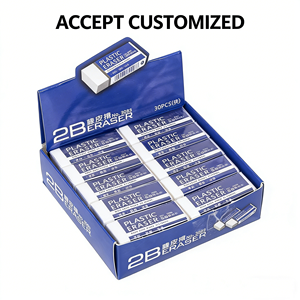 Soododo École Papeterie Étudiant 2B Blanc Goma De Borrar Crayon Gomme Pour L'école borrador - Product Image 3