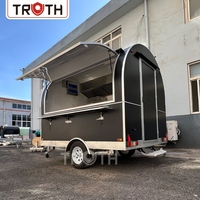 Camion de restauration mobile Truth, adorable camion de cuisine BBQ pour burgers, équipement de cuisine commercial, chariot de restauration japonaise Oden
