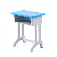 Ensemble de mobilier scolaire en plastique pour salle de classe : table et chaises