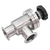 Válvulas de Compuerta Angulares de Alta Temperatura con Solenoide de Vacío Ultra Alto ISO CF KF Flapper, Fabricante Profesional