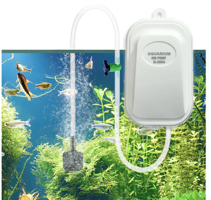Bomba de Aire Súper Silenciosa para Acuario, Bomba de Suministro de Oxígeno Potente, Aireador de Pecera de Bajo Ruido, Bomba de Aire de Bajo Consumo para Acuario - Product Image 1