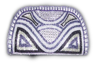 Bolso de Noche de Satén con Diamantes Exquisitos para Mujer, Diseño de Verano, con Cadena y Cierre, Bordado de Cuentas Hecho a Mano, con Pedrería, de Lowellcraft - Product Image 2