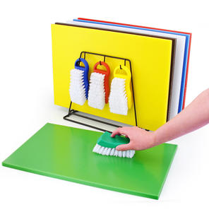 لوح تقطيع بلاستيكي متعدد الاستخدامات للمطبخ مصنوع من البولي إيثيلين عالي الكثافة 100٪، متوفر بالجملة - Product Image 5