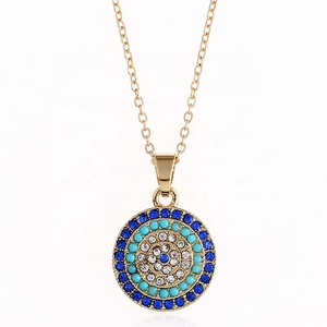 MOT2019005A Moyamiya Miyuki de encantos turco mal de Ojo collar Delica cuentas pendiente conjunto de joyas Ojo turco Bisuteria - Product Image 2