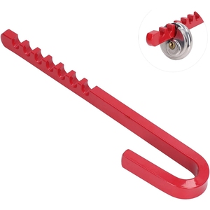 YH2981 Bloqueo de cuña de rueda, Bloqueo de rueda de remolque tipo J Bloqueo de abrazadera de rueda, Bloqueo de seguridad antirrobo para neumáticos - Product Image 3