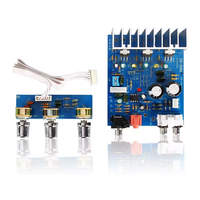 Carte amplificateur audio TDA2030A 15W+15W+30W double canal AC12-15V 2.1 avec sortie basse pour subwoofer et haut-parleur DIY 20HZ-200HZ