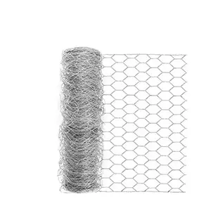 1/2 2 pulgadas triple giro galvanizado/malla de alambre hexagonal recubierta de PVC para Gallinero