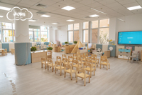 Chaises de classe préscolaire en bois modernes JOOYES, robustes, pour écoles, hôtels, salons, pieds antidérapants, écologiques