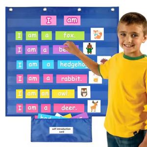 Tablero de Pared Estándar de 28"x28" con Bolsillos para el Aula, Material Escolar para el Regreso a Clases - Product Image 1