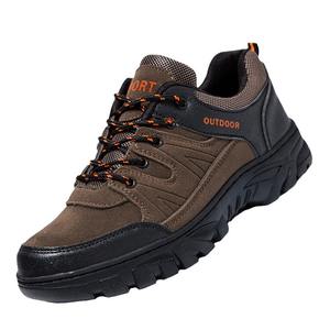 Chaussures <span class=keywords><strong>de</strong></span> travail plates à lacets pour hommes 2024 chaussures <span class=keywords><strong>de</strong></span> protection du travail sur le chantier - Product Image 1