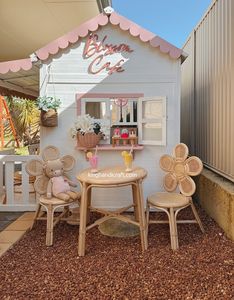 Chaise pour enfants en rotin naturel faite à la main pour fête d'anniversaire, sièges pour événements d'enfants, mobilier en osier écologique - Product Image 2