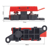 Boulon de rénovation sur fusible Type BDFS MIDI/ANS Porte-fusible Module de distribution d'alimentation Fusible avec couvercle anti-poussière pour voiture camion RV