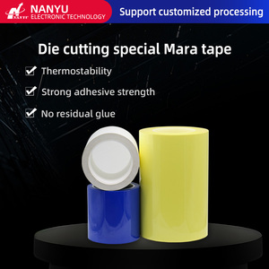 Ruban PET (<span class=keywords><strong>Mara</strong></span>) résistant aux hautes températures, sans trace ni résidu, ruban d'emballage de bord de batterie, découpe d'isolation en silicone - Product Image 2