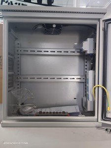 IP55 <b>Outdoor</b> Electronics & Instrument Enclosure Stainless Steel <b>Cabinet</b> with Fans Cooling Electrostatic Powder Coating - Product Image 2