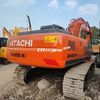 Excavatrices Hitachi d'occasion 200 210 240 ZX200-6 ZX200-3 ZX200-5A ZX200-5G ZX200-3G en bon état avec pompe comme composant central
