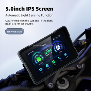 Écran d'affichage portable étanche de 5 pouces avec GPS, DVR, Bluetooth, CarPlay sans fil et Android Auto pour moto - Product Image 6