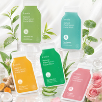 Icesea Ensemble de masques nettoyants Ananas Vert Charbon Pomme Peau Douce Hydratation Profonde Blanchissant Masque Facial Beauté OEM/ODM