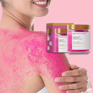 Addolcimento idratante Private Label per evitare graffi trattare peli incarniti fragola Set di Scrub per il corpo dopo olio da barba - Product Image 2