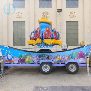 Manège mobile Octopus pour 8 personnes, équipement de fête <span class=keywords><strong>foraine</strong></span> rotatif, machine de jeu de carnaval extérieur - Product Image 4