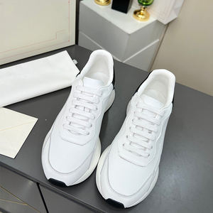 Lace-up round toe low-top <b>casual</b> <b>shoes</b>, new style couple <b>shoes</b>, walking and running <b>shoes</b>, genuine leather <b>shoes</b> - Product Image 2