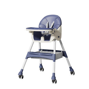 <span class=keywords><strong>Silla</strong></span> de Comer Plegable para Bebé, de Plástico Reforzado, Ajustable, Portátil, de 6 Meses en Adelante, con Bandeja Ecológica de PP y Asiento Cómodo de PU - Product Image 5