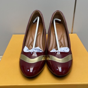 Zapatos de Tacón Alto con Plataforma y Punta Redonda de Charol, Elegantes y Sensuales para el Verano - Product Image 1