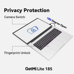 Getmi Lite 185โน้ตบุ๊กขนาด18.5นิ้วรองรับหลายภาษาสำหรับแล็ปท็อปกล้องหน้า - Product Image 4