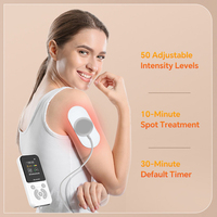 Appareil TENS sans fil facile à utiliser, masseur intelligent à thérapie thermique, appareil portable pour la gestion professionnelle de la douleur