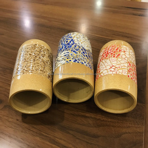 <b>Special</b> Huong Dang Natural Bamboo Coffee Mugs with Mosaic Design Eco-friendly High Quality Made in Vietnam - Product Image 5