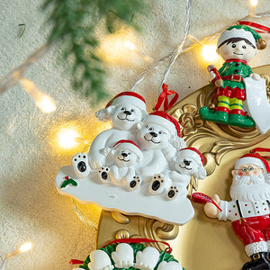 Yuyang Newstar <strong>Family</strong> Christmas <strong>Ornaments</strong> , Hanging <strong>Ornament</strong> Christmas Tree Decoration Pendant Animals Couple Christmas <strong>Ornament</strong> - Product Image 4
