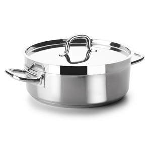 Pentola Chef-Luxe con coperchio in acciaio inossidabile da 3 litri per cottura su fornello - Product Image 1