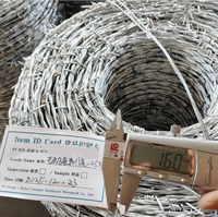 Fil de fer barbelé électrogalvanisé du fabricant, 200m 500m, pour clôtures de sécurité, fil barbelé en acier inoxydable