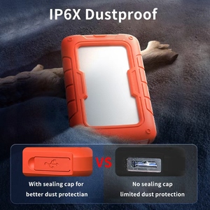Nouveau disque dur externe portable 1 To, boîtier en alliage d'aluminium, coque en silicone, USB 3.0, SATA 3.0, antichoc, 2,5 pouces, pour ordinateur portable - Product Image 4