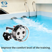 Couronne d'eau contre-courant en acier inoxydable formateur piscine accessoire formation personnelle artefact-piscine outils accessoires