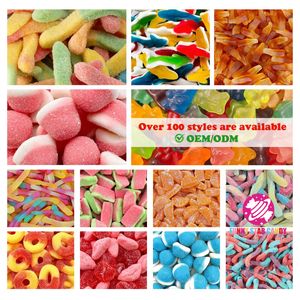 Vente en gros directe d'usine chinoise de bonbons gélifiés halal en vrac, saveur sucré-acide, formes variées - Product Image 6