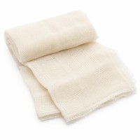 Tissu de mousseline de coton non blanchi de qualité alimentaire 90/100 % pour la fabrication de fromage, le passage, la cuisson et la pâtisserie (vente en gros)