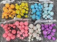 Faux boules pour gâteau vendeur chaud 20pcs1bag paillettes gâteau décoration noël gâteau décoration fournisseur anniversaire mariage décoration