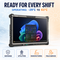 Tablet PC Getac F120 Totalmente Resistente Copilot Plus, Intel Core Ultra, Pantalla Táctil de 12.2 Pulgadas Legible Bajo la Luz Solar