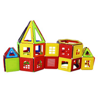 Promoción de 60 Piezas, Bloques de Construcción Magnéticos DIY, Material ABS, Juguetes Magnéticos de Coche para Niños, para Juego Creativo